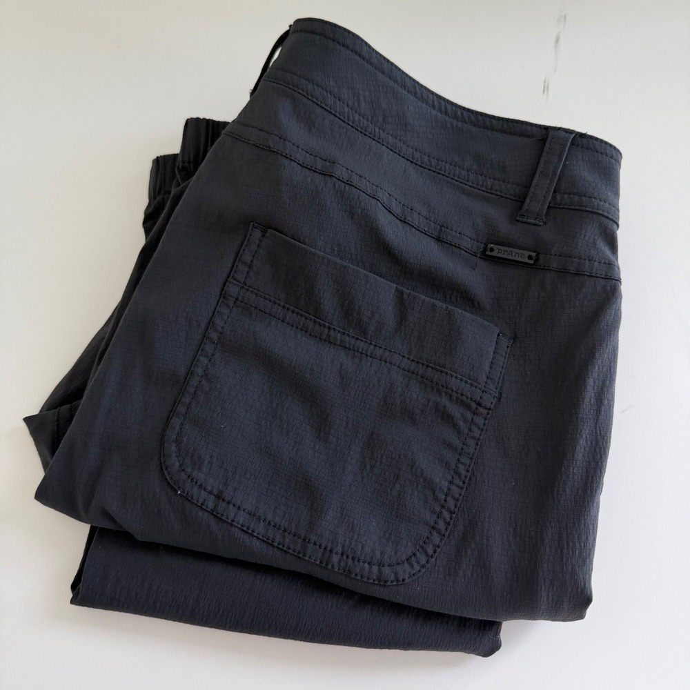 Prana Ravenna Jogger Pants Black Hiking Outdoor Women Size 12 W41202069